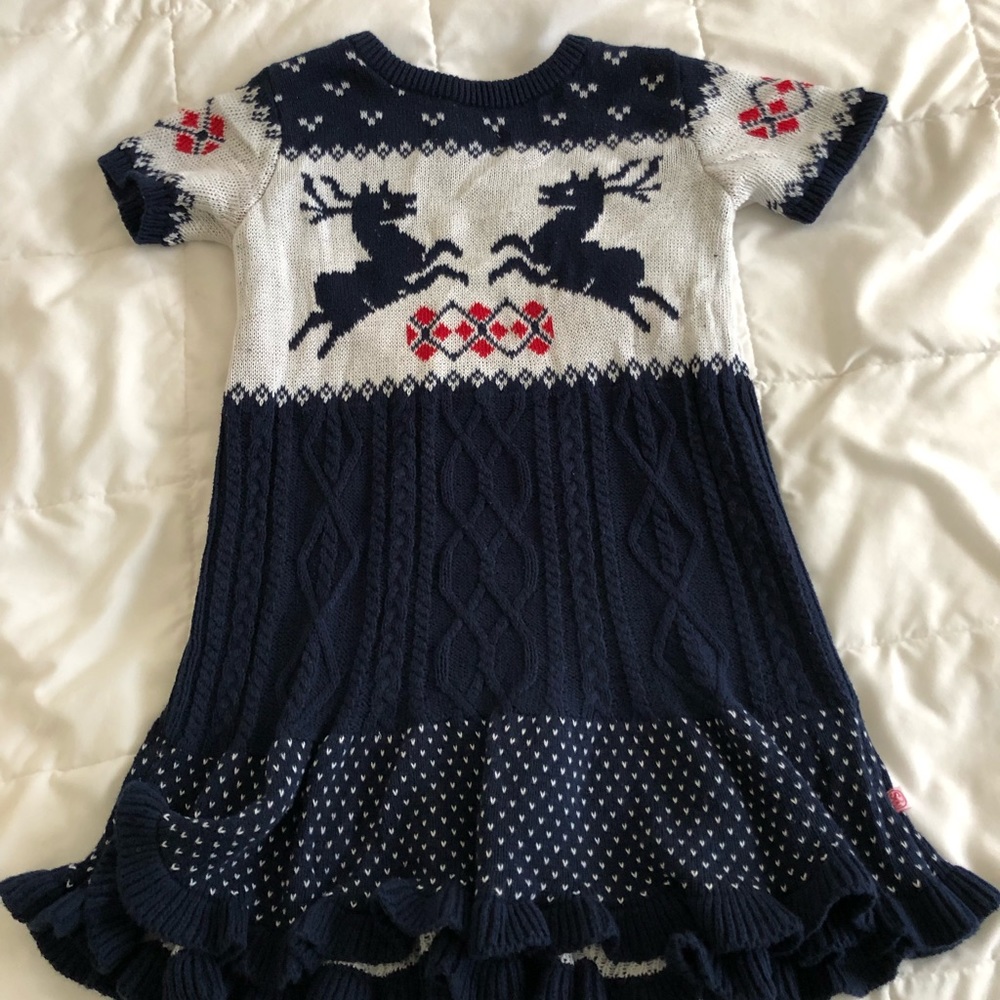 Cotton knitted Christmas thee dress